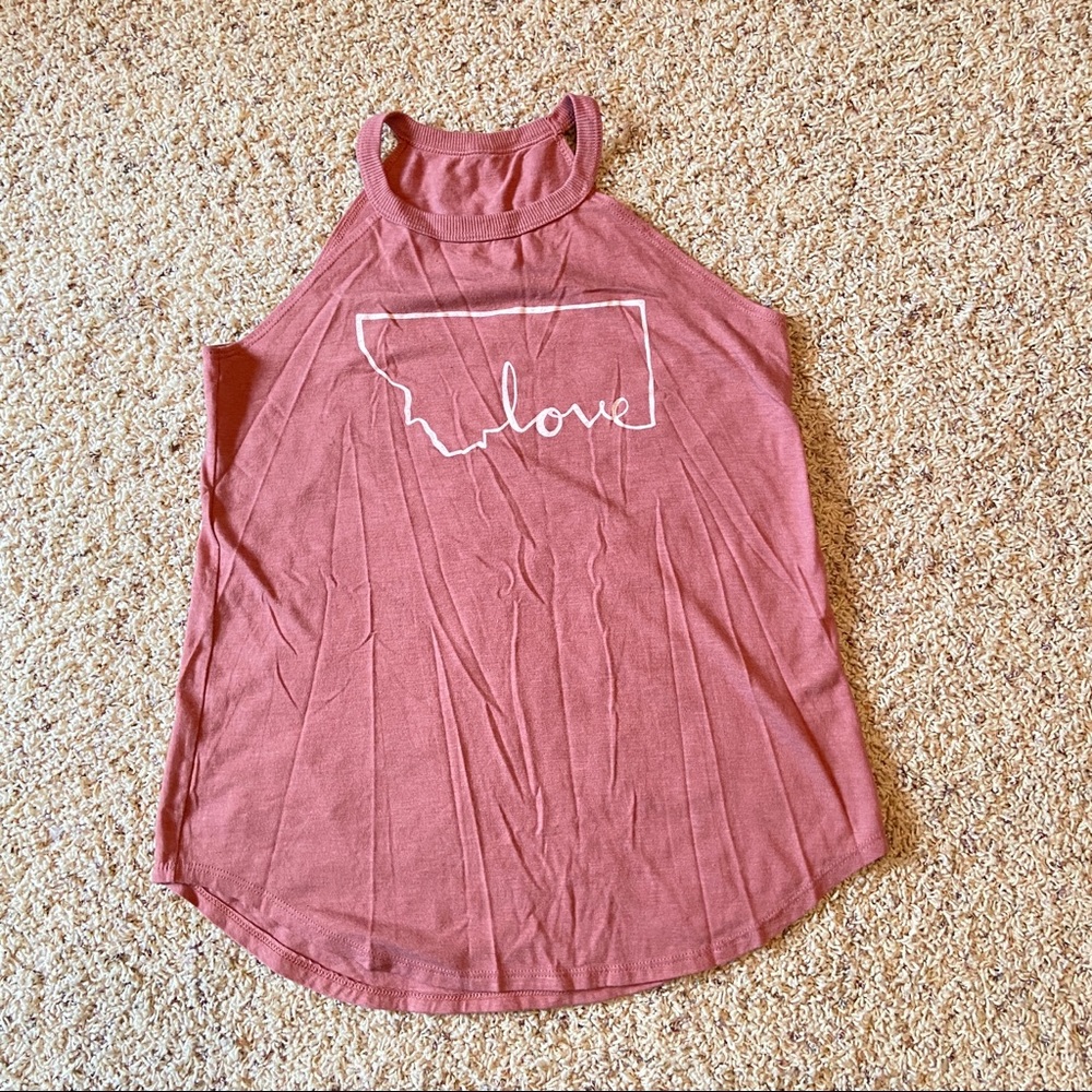 Brick Red Montana Tank Top